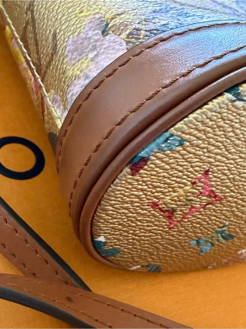 Louis Vuitton Nano Crossbody Bag And Pouch
